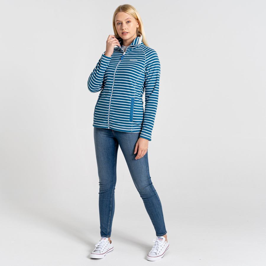 Women's Craghoppers Ella Sweaters Blue Stripes | WCH6567HQ