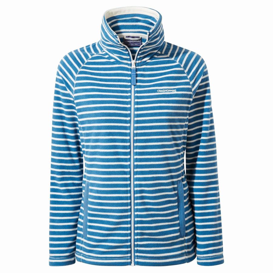 Women's Craghoppers Ella Sweaters Blue Stripes | WCH6567HQ