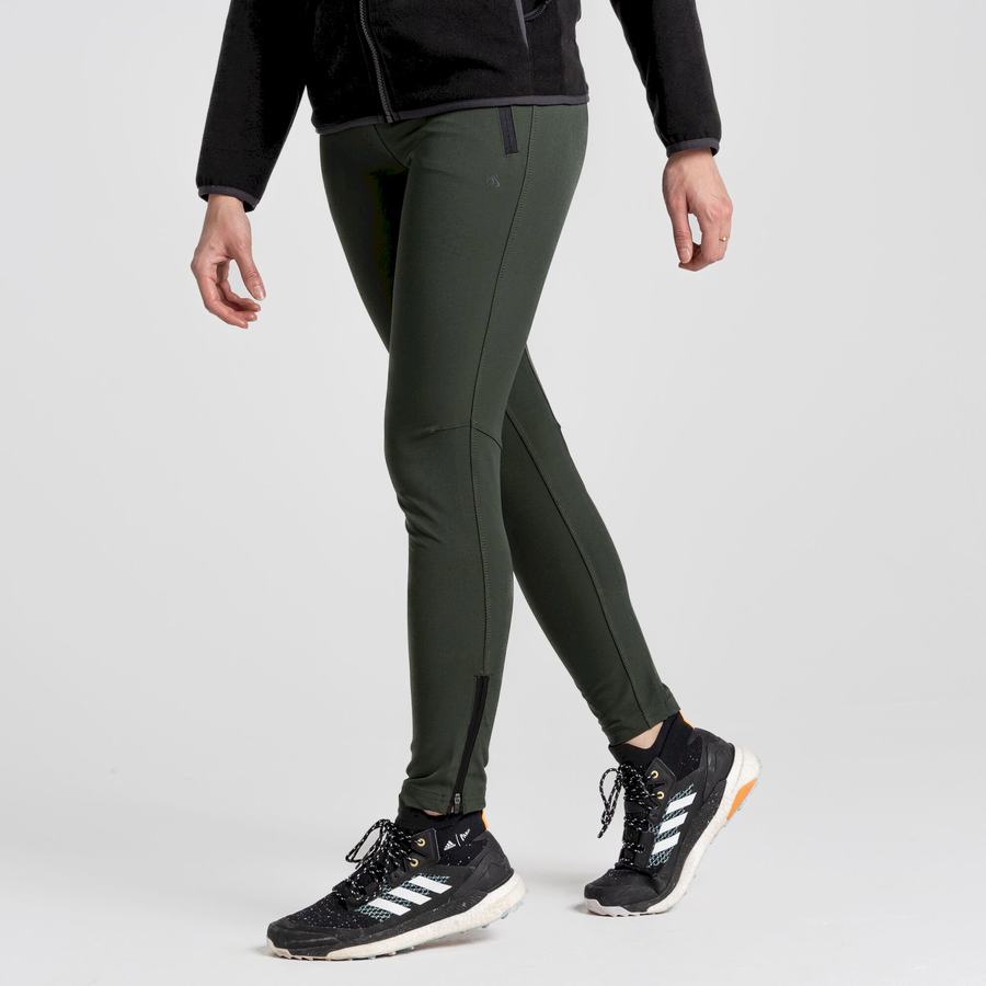 Women's Craghoppers Expedition Leggings Green | RVP9084EA