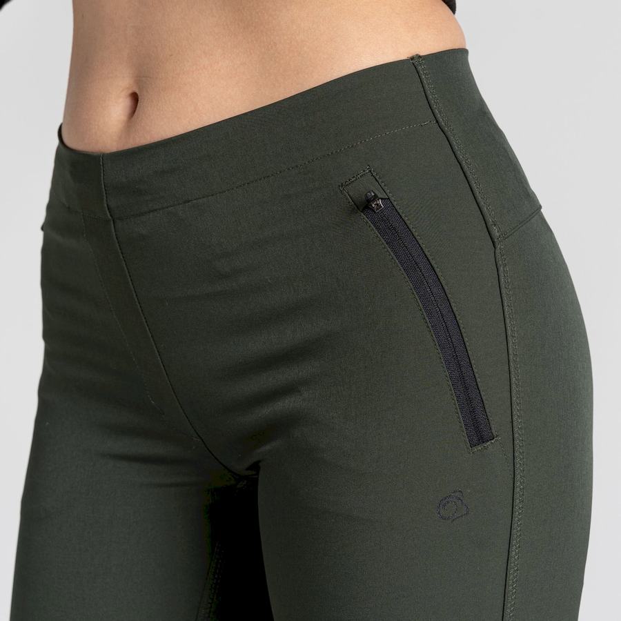 Women's Craghoppers Expedition Leggings Green | RVP9084EA