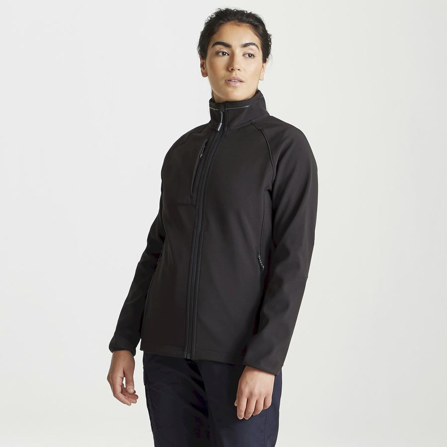 Women's Craghoppers Expert Basecamp Softshell Jackets Black | FFM4318DS