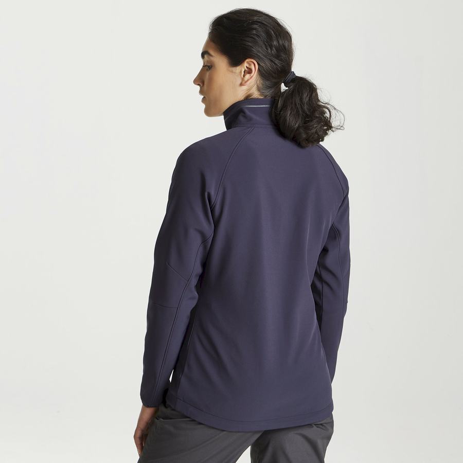 Women's Craghoppers Expert Basecamp Softshell Jackets Navy | RZJ6289IX