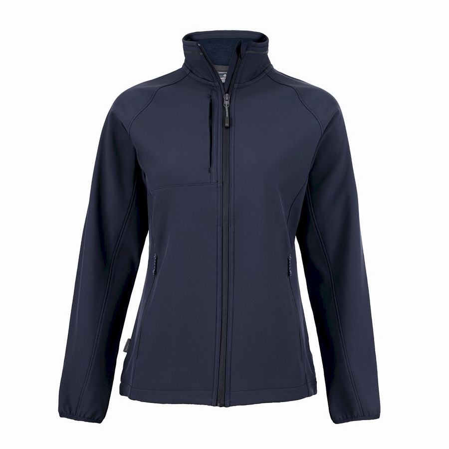 Women's Craghoppers Expert Basecamp Softshell Jackets Navy | RZJ6289IX