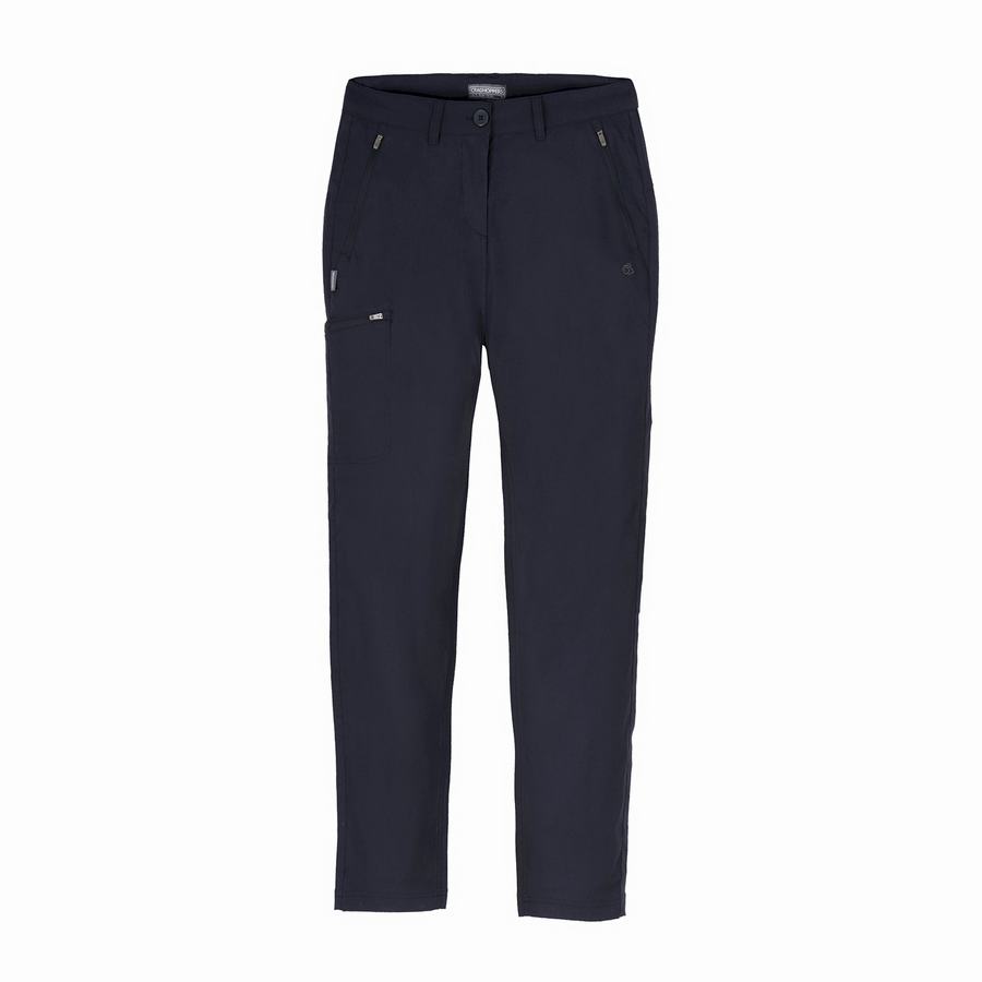 Women's Craghoppers Expert Kiwi Pro Stretch Trousers Navy | MBZ9986BH