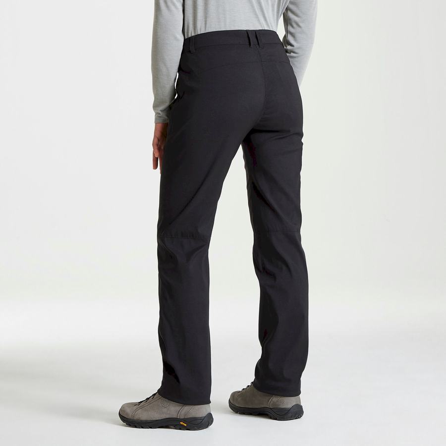 Women's Craghoppers Expert Kiwi Pro Stretch Trousers Black | MHQ9617WO