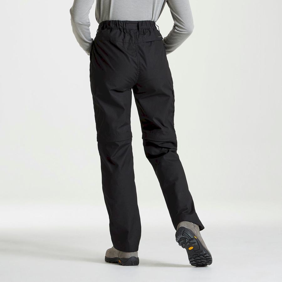 Women's Craghoppers Expert Kiwi Trousers Black | EMC5730SR