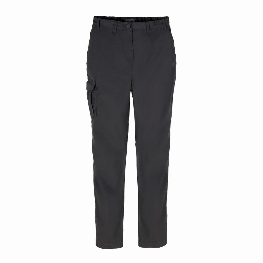 Women's Craghoppers Expert Kiwi Trousers Dark Grey | WHK3730YD