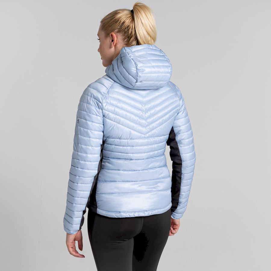 Women's Craghoppers ExpoLite Insulated Hooded Jackets White | LHE3433LJ