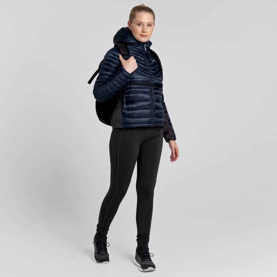 Women's Craghoppers ExpoLite Insulated Hooded Jackets Blue Navy | RSY1322NT