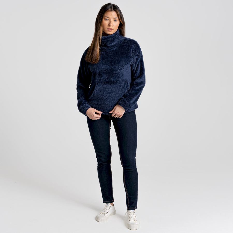 Women's Craghoppers Inessa Overhead Sweatshirts Blue Navy | GHK2626KR