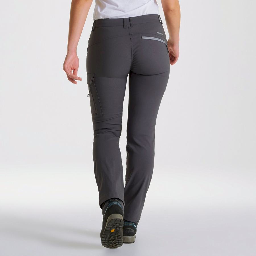 Women's Craghoppers Kiwi Pro Expedition Trousers Deep Grey | VVS4978RO