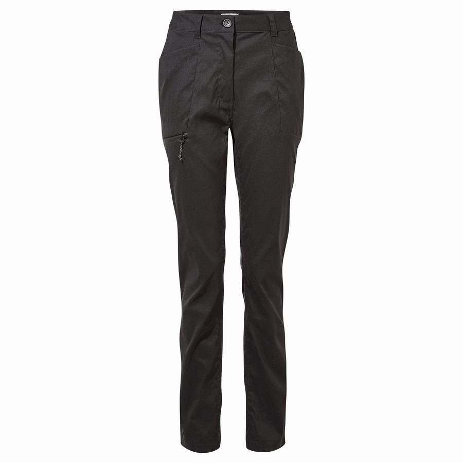 Women's Craghoppers Kiwi Pro High Waisted Trousers Black | CCV6915YE