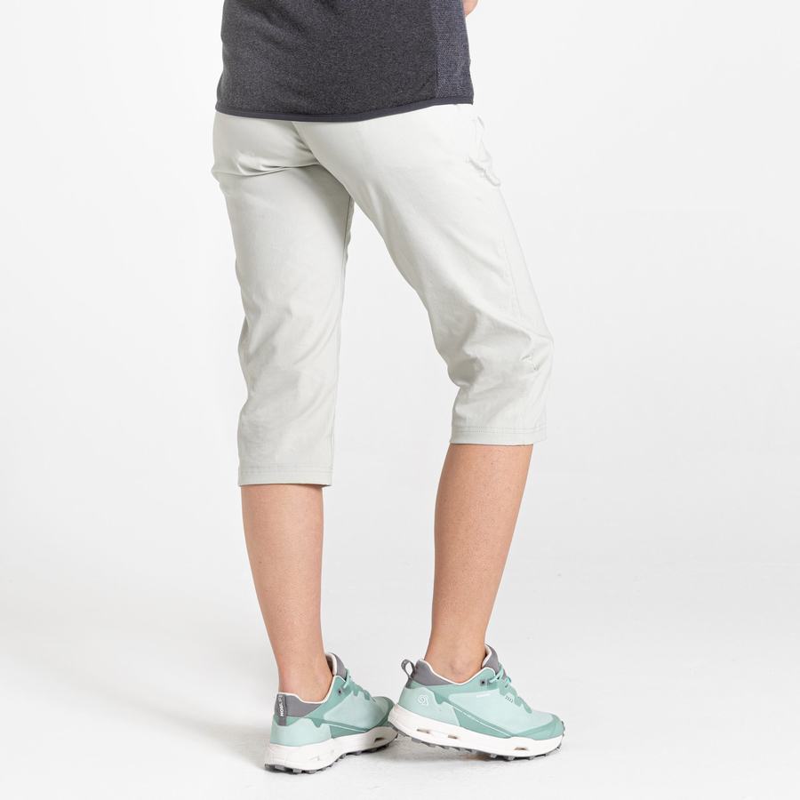 Women's Craghoppers Kiwi Pro II Crop Trousers Grey | JUW225FA