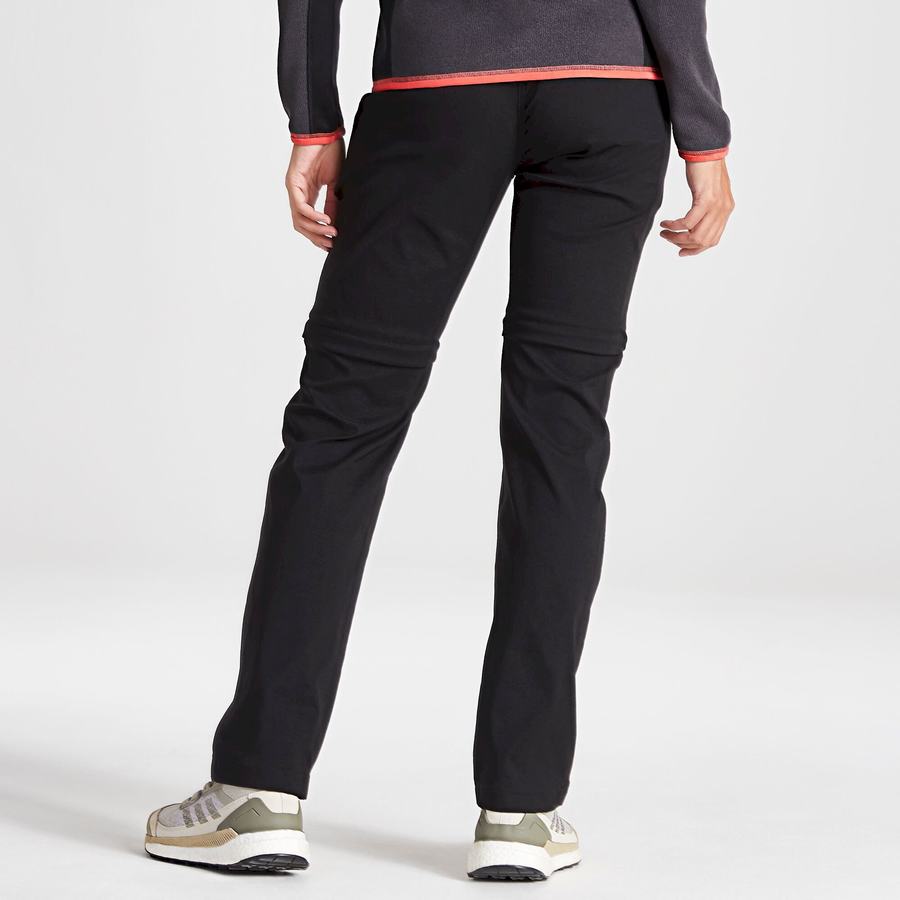 Women's Craghoppers Kiwi Pro II Trousers Black | FEC8177LK