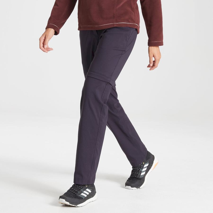 Women's Craghoppers Kiwi Pro II Trousers Navy | LBU749OD