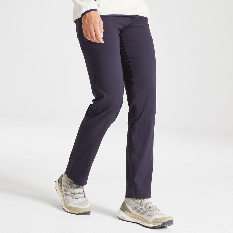 Women's Craghoppers Kiwi Pro II Trousers Navy | PHL116PO