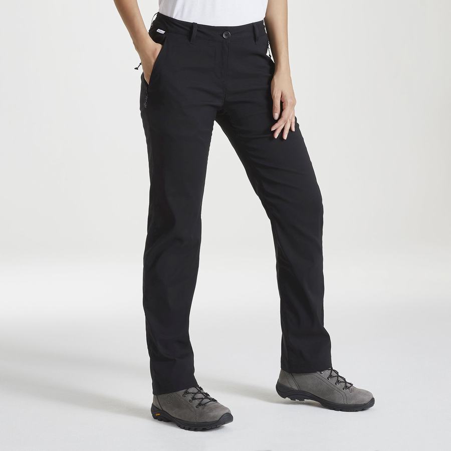 Women's Craghoppers Kiwi Pro II Winter Lined Trousers Black | BGM9072QV