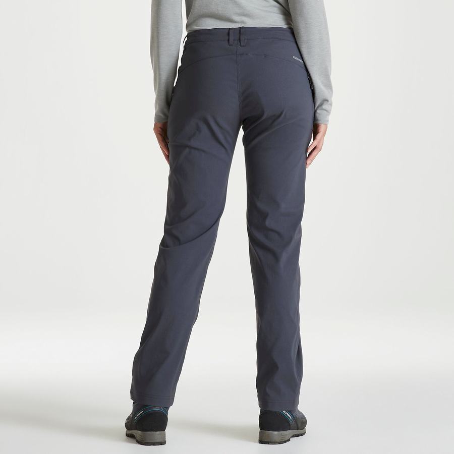 Women's Craghoppers Kiwi Pro II Winter Lined Trousers Deep Grey | YTG157QH