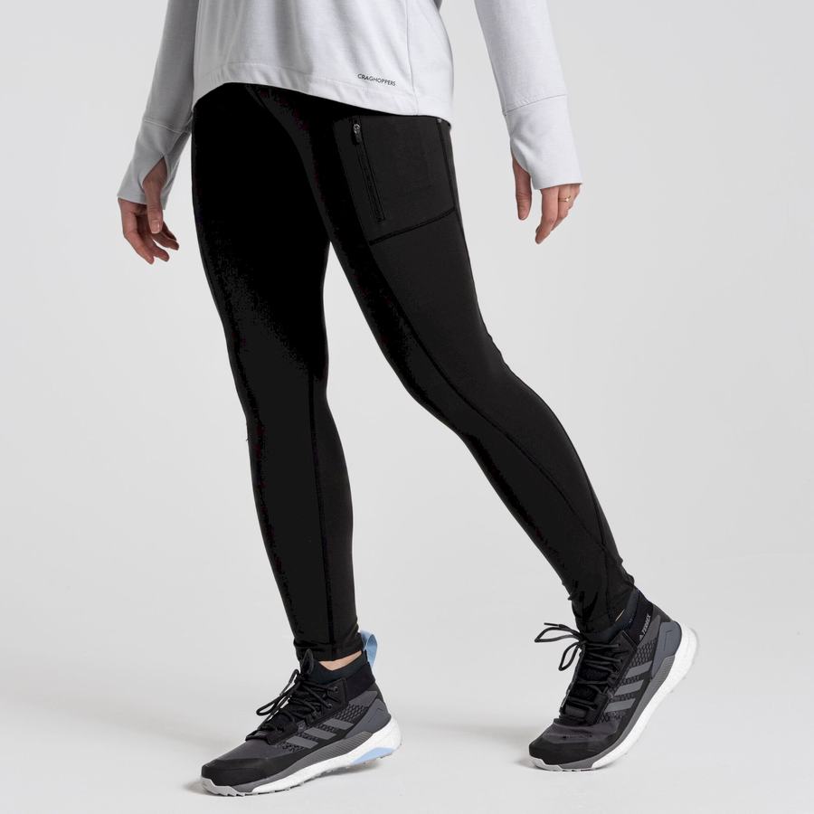 Women's Craghoppers Kiwi Pro Leggings Black | BZL7245JF