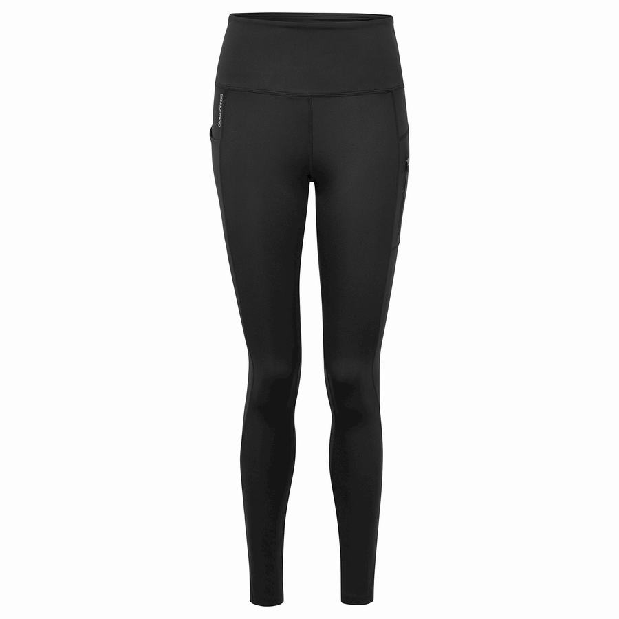 Women's Craghoppers Kiwi Pro Leggings Black | BZL7245JF