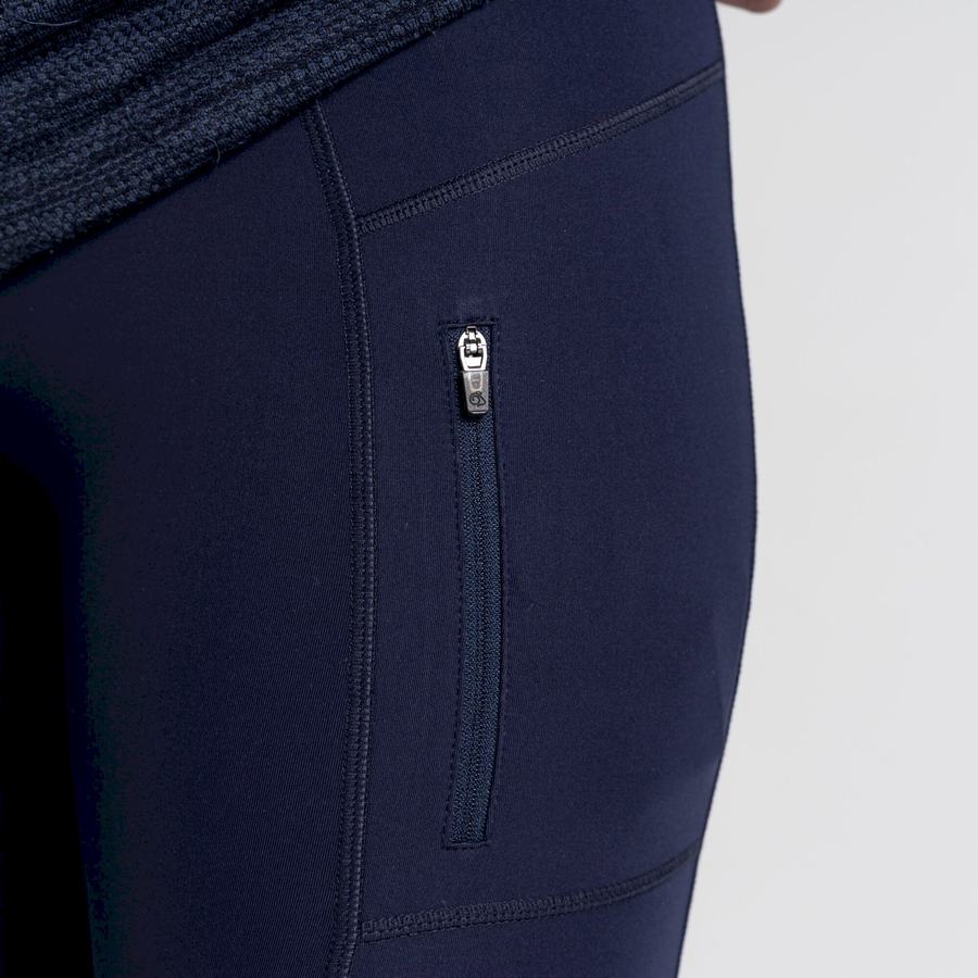 Women's Craghoppers Kiwi Pro Leggings Blue Navy | PMD6871EV