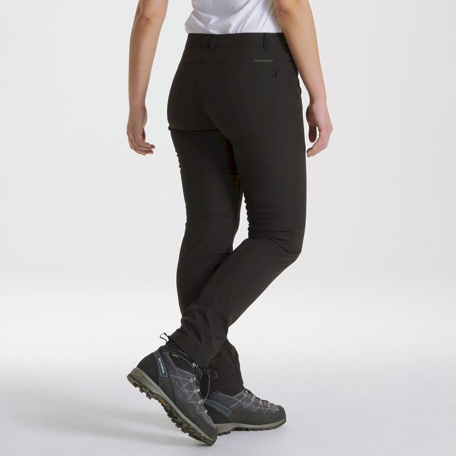 Women's Craghoppers Kiwi Pro Softshell Trousers Black | MVU8129GF