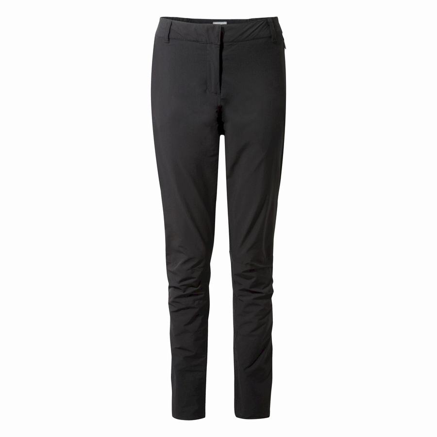 Women\'s Craghoppers Kiwi Pro Waterproof Trousers Black | BXU958ED