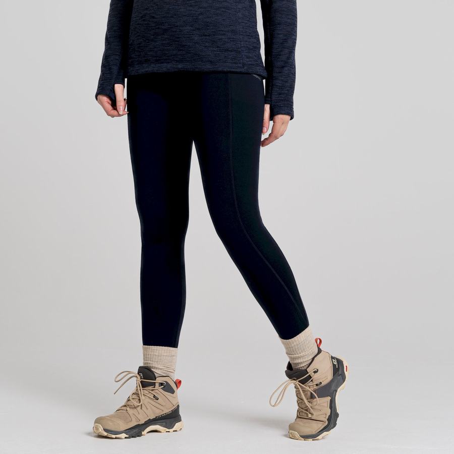 Women's Craghoppers Kiwi Thermal Leggings Navy | PQH8885BT