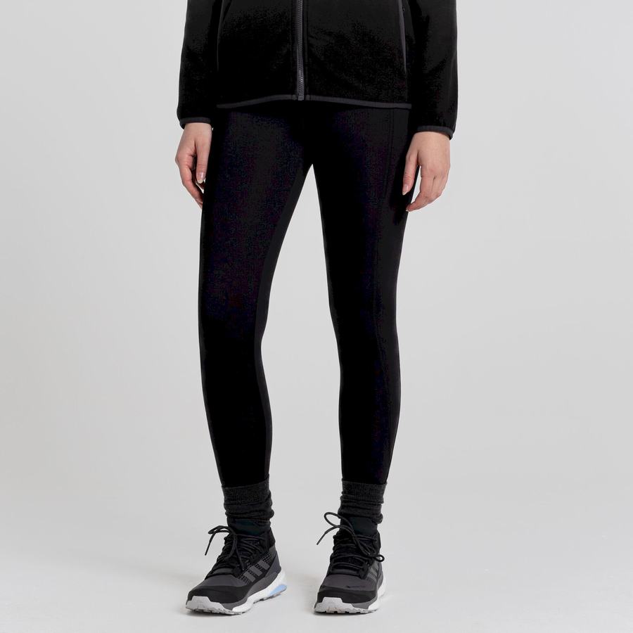 Women's Craghoppers Kiwi Thermal Leggings Black | ZLA8070NJ