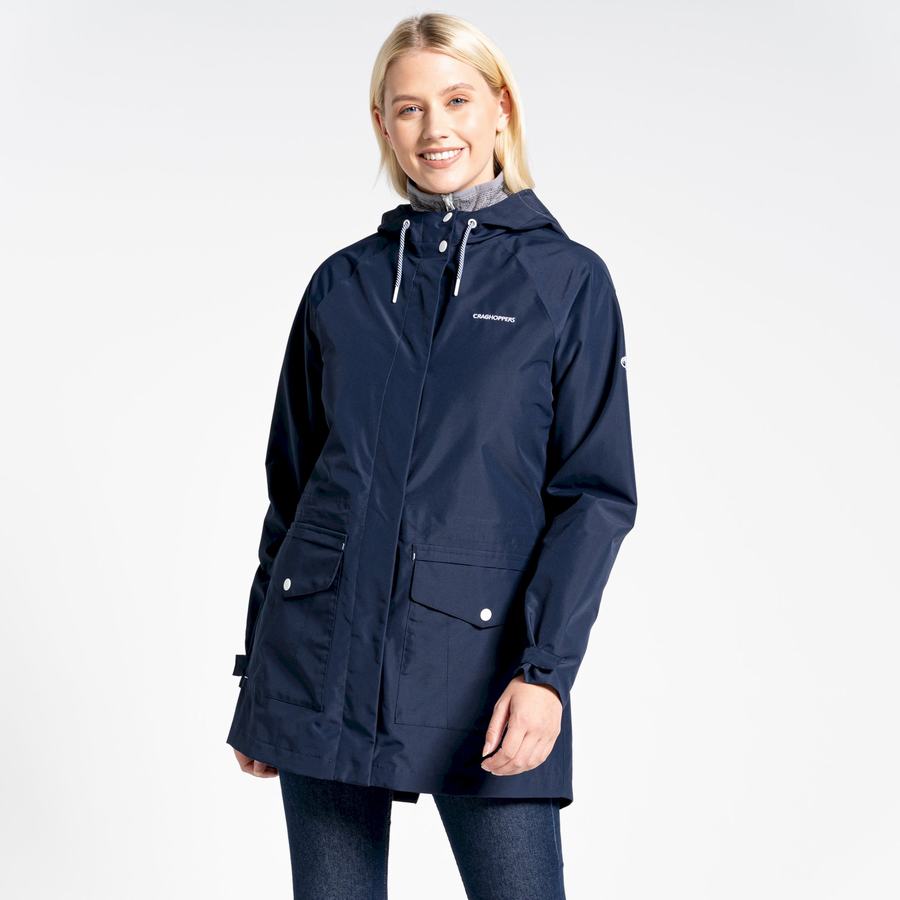 Women's Craghoppers Lilah Jackets Blue Navy | QAG188FB