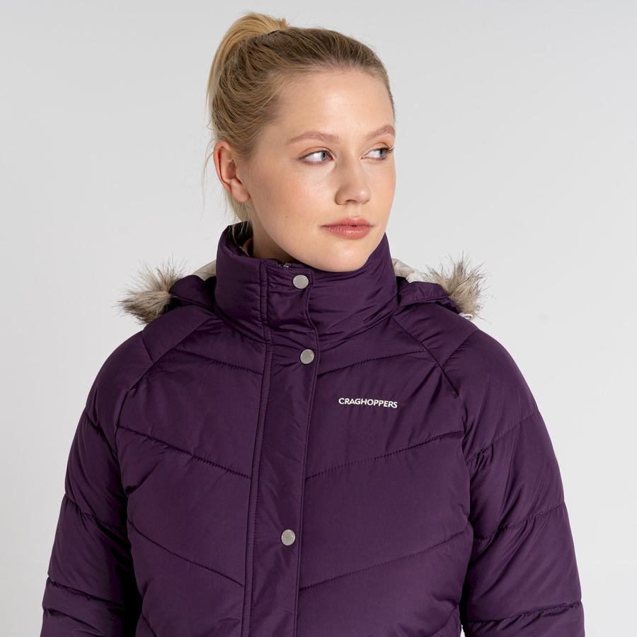 Women's Craghoppers Lisby Downlike Jackets Purple | EDM7077JM