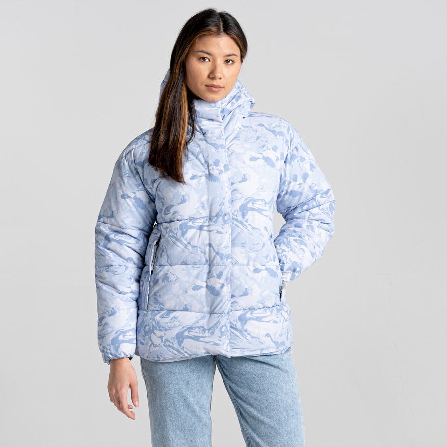 Women's Craghoppers Madora Insulated Hooded Jackets White | PQT968MC