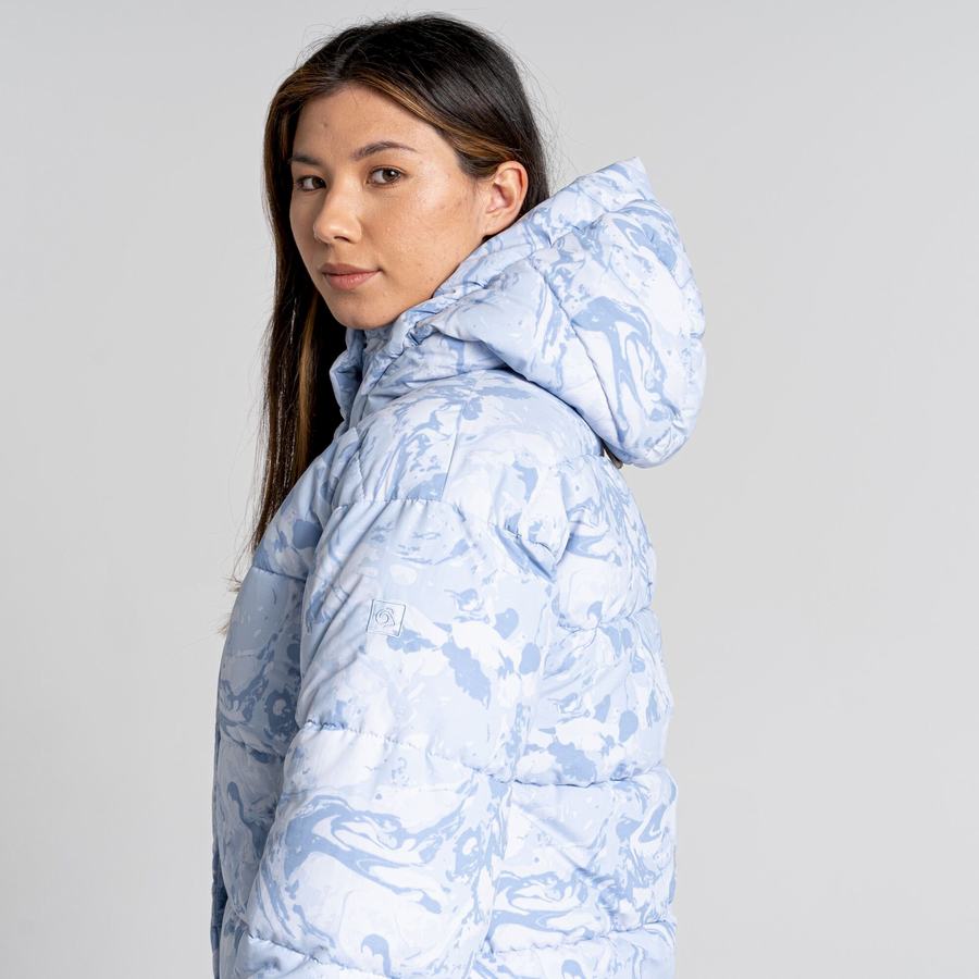 Women's Craghoppers Madora Insulated Hooded Jackets White | PQT968MC