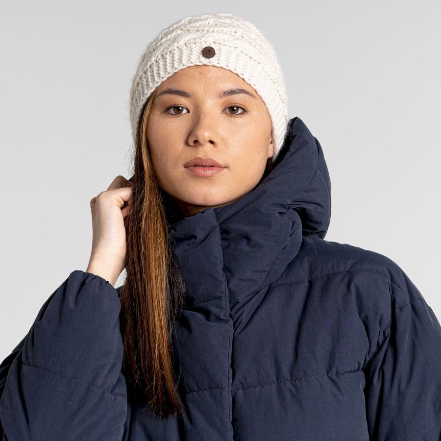 Women's Craghoppers Madora Insulated Hooded Jackets Blue Navy | QOM827FO