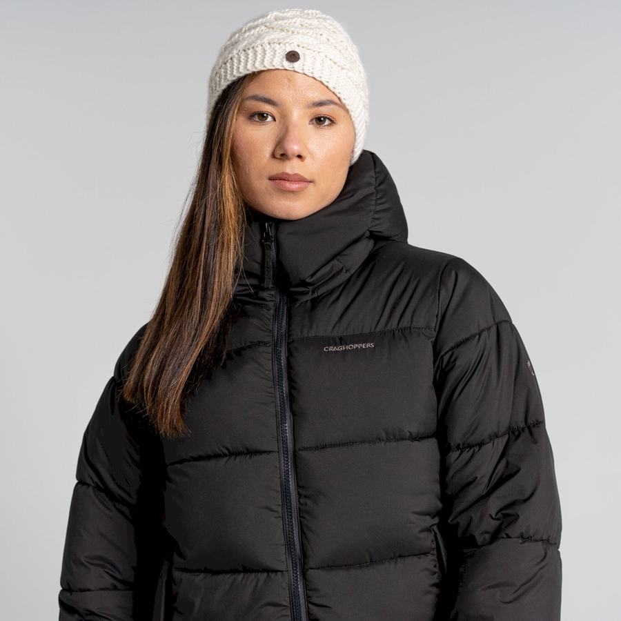 Women's Craghoppers Narlia Insulated Hooded Jackets Black | XEO1768GM