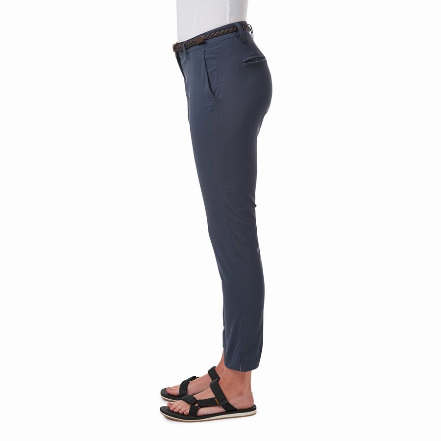 Women's Craghoppers NosiLife Briar Trousers Navy | URE9042WL