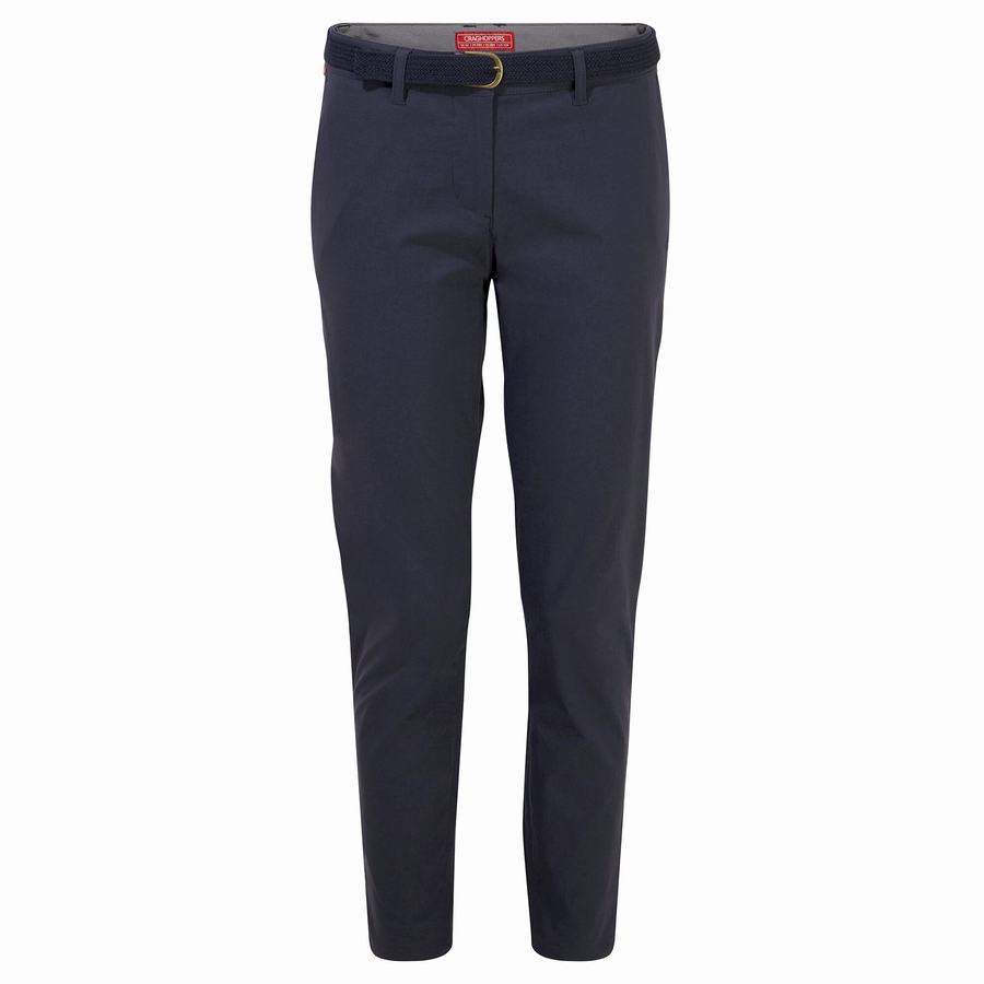 Women's Craghoppers NosiLife Briar Trousers Navy | URE9042WL