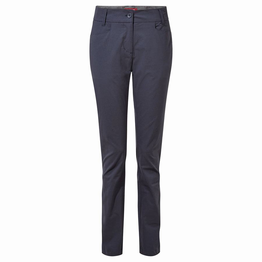 Women's Craghoppers NosiLife Clara II Trousers Navy | IMI9032NU