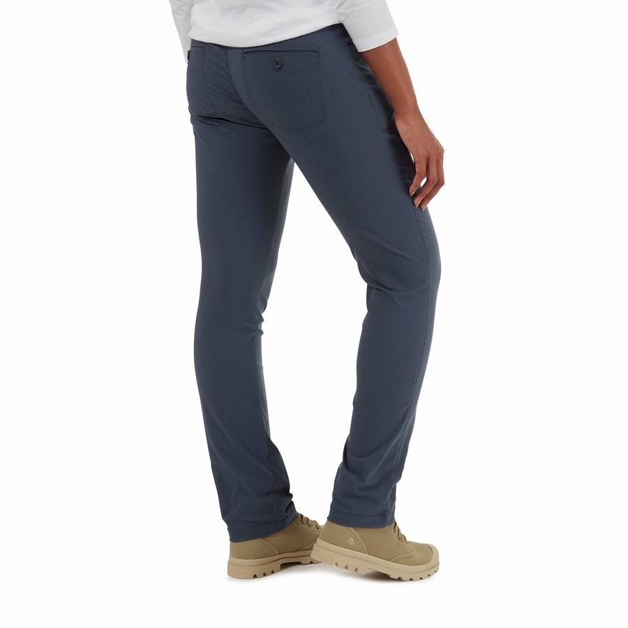 Women's Craghoppers NosiLife Clara II Trousers Navy | MZI10042XD