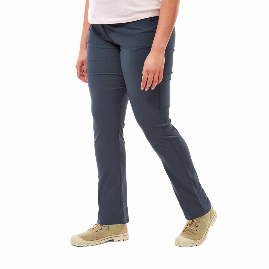 Women's Craghoppers NosiLife Clara II Trousers Navy | MZI10042XD