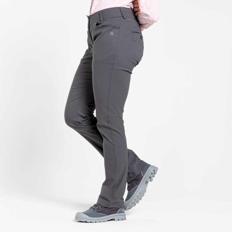 Women's Craghoppers NosiLife Clara II Trousers Grey | OME9162UZ