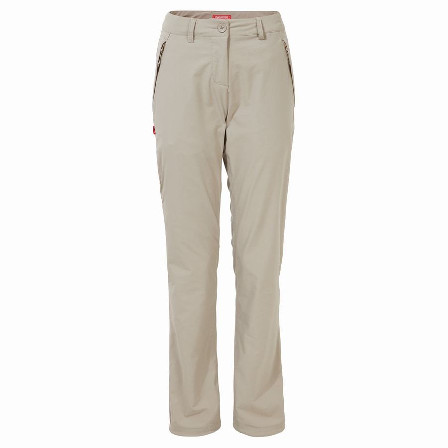 Women's Craghoppers NosiLife Pro II Trousers Light Brown | BRU8232GC