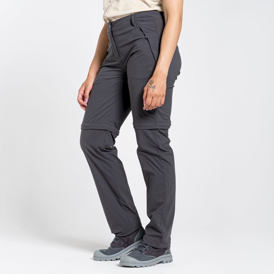 Women's Craghoppers NosiLife Pro II Trousers Grey | IDT7817UJ