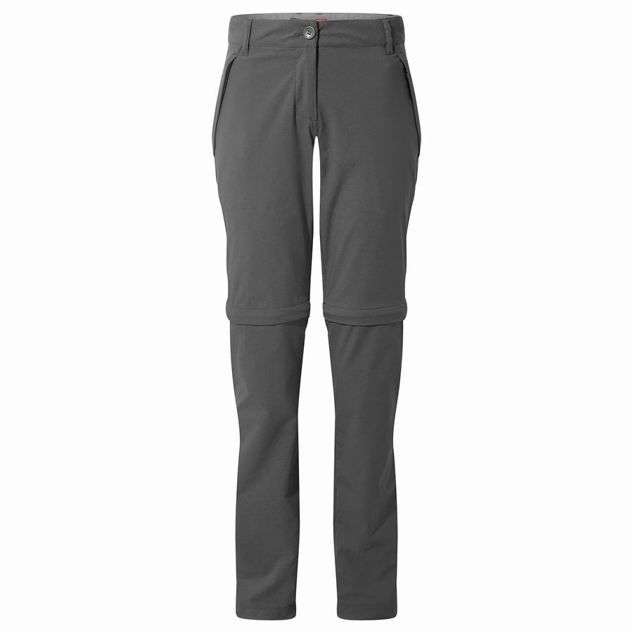 Women's Craghoppers NosiLife Pro II Trousers Grey | IDT7817UJ