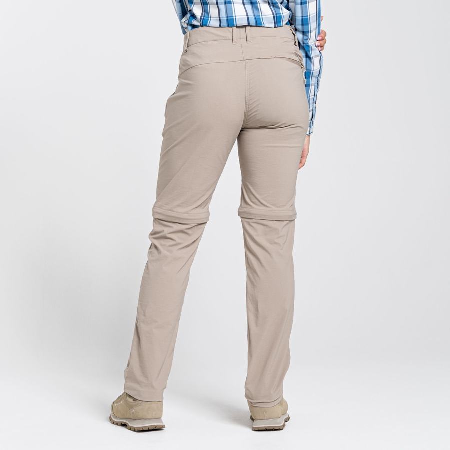 Women's Craghoppers NosiLife Pro II Trousers Light Brown | JRP2428NB