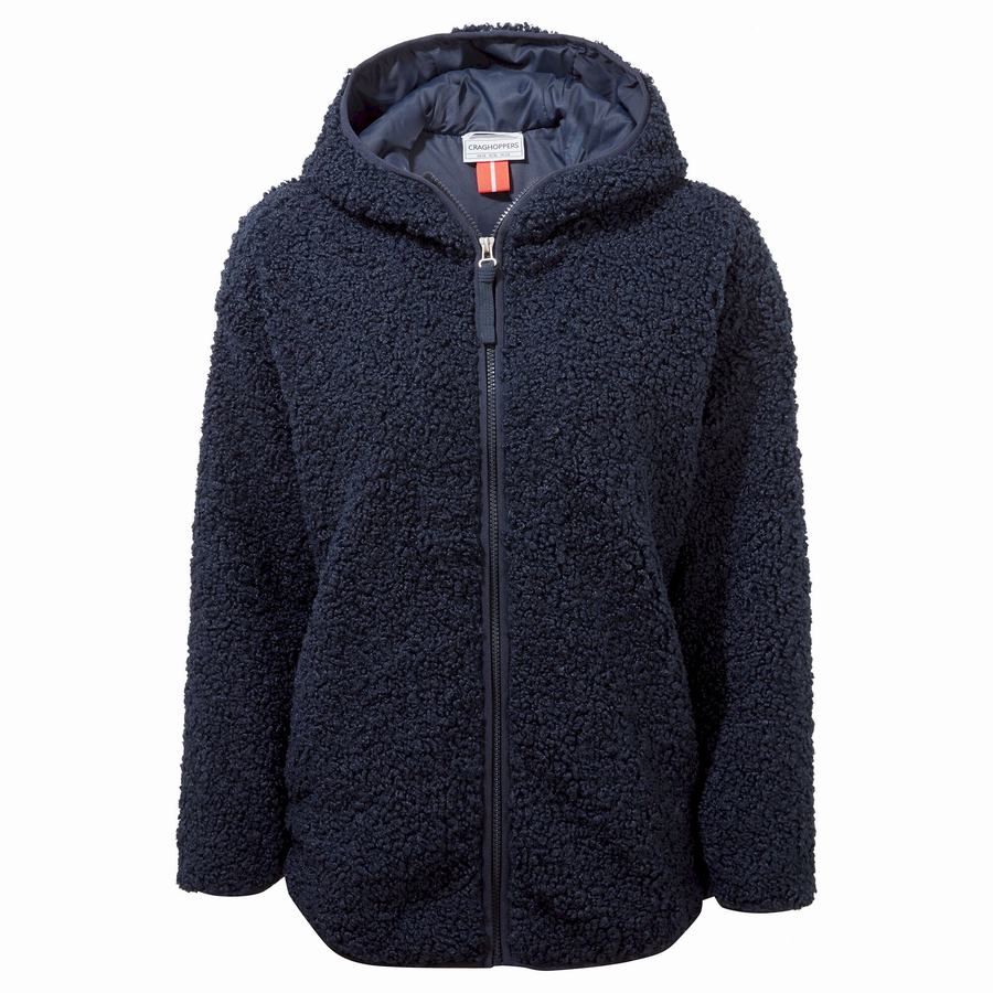 Women\'s Craghoppers Orlena Hooded Jackets Blue Navy | GTQ24JR