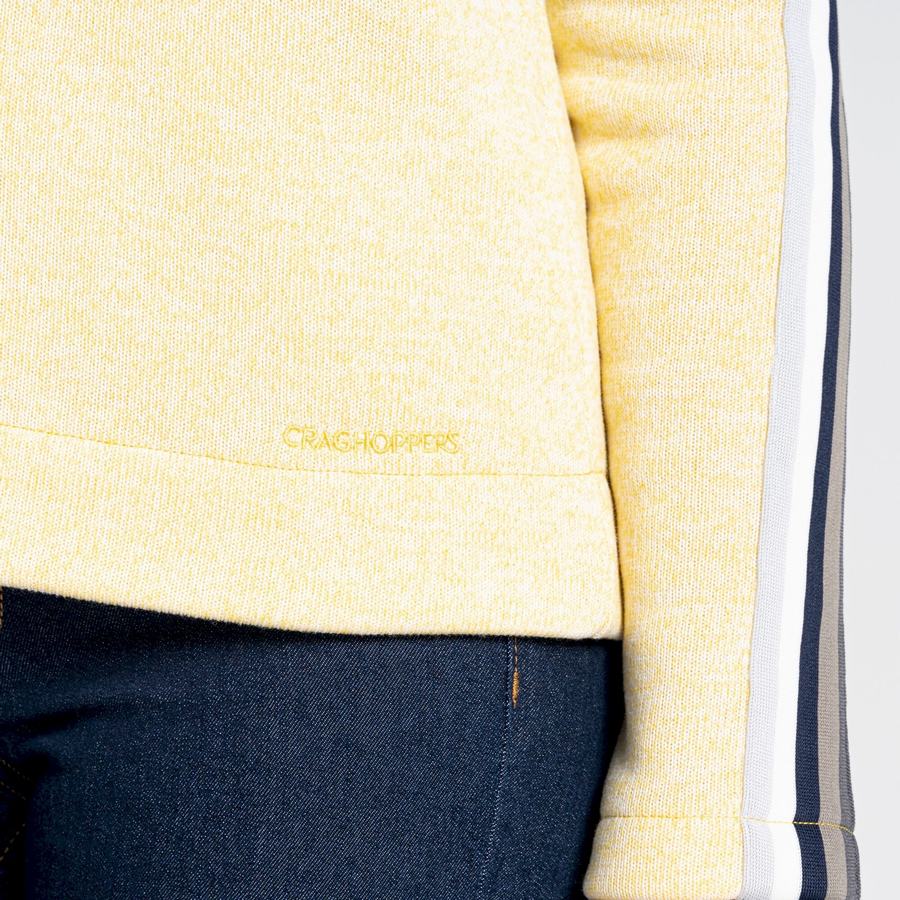 Women's Craghoppers Pinalla Crew Neck Sweatshirts Yellow | FLP1811GE