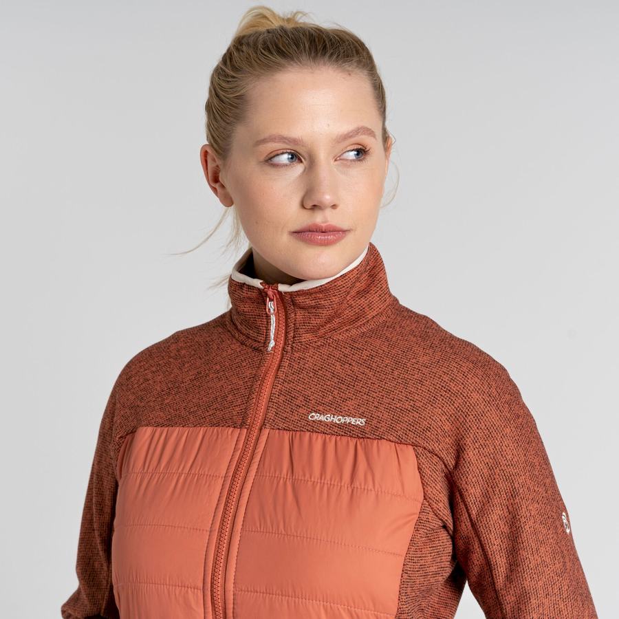 Women's Craghoppers Regina Hybrid Jackets Brown | KOE6798UD