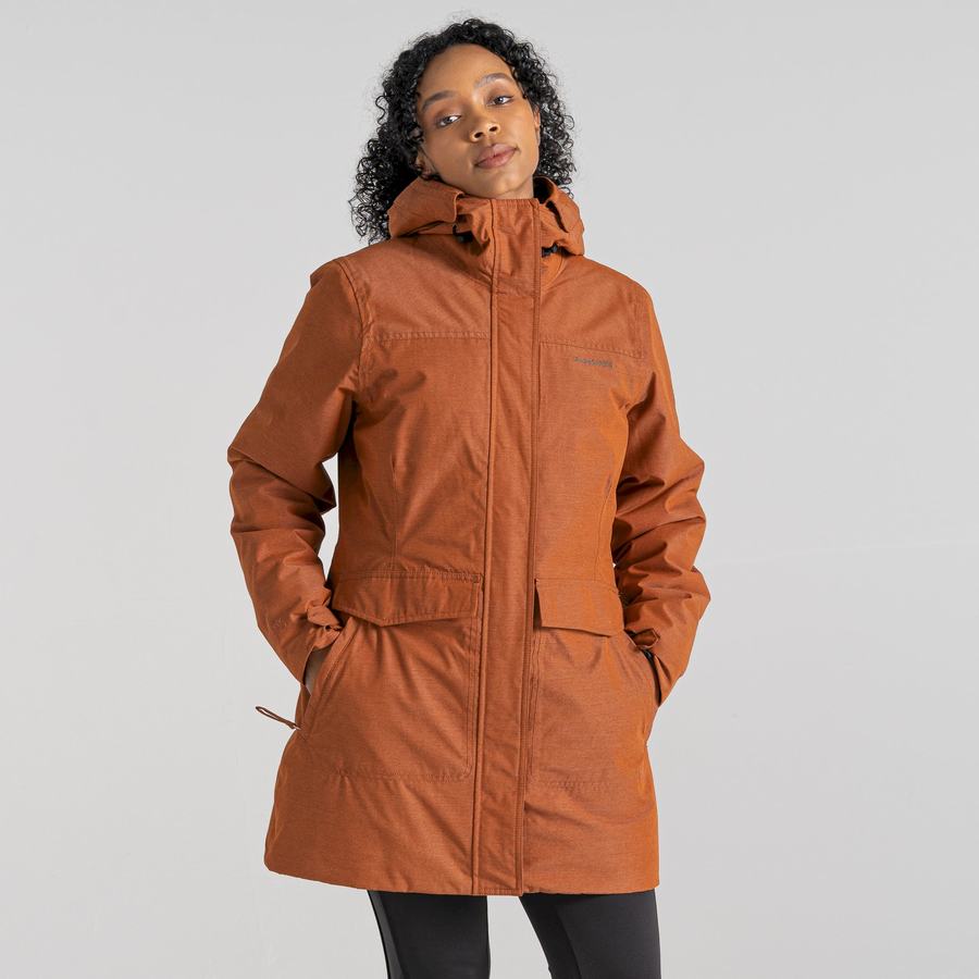 Women's Craghoppers Shayla Insulated Jackets Brown | XPH5924JM