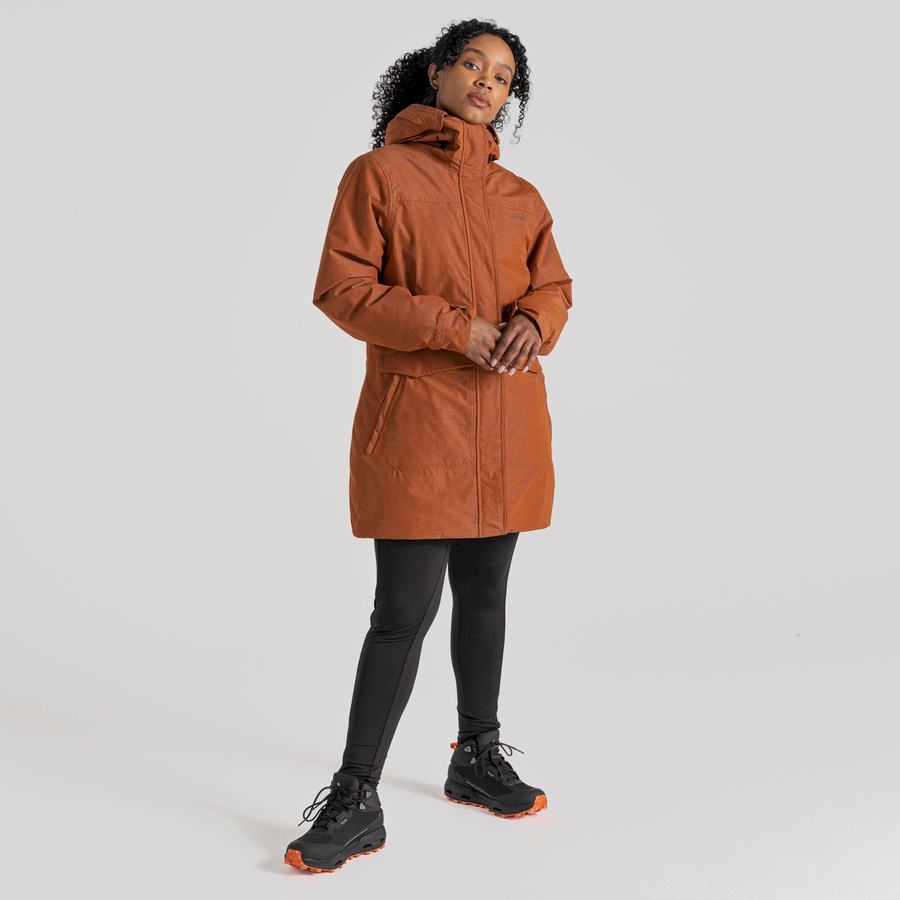 Women's Craghoppers Shayla Insulated Jackets Brown | XPH5924JM